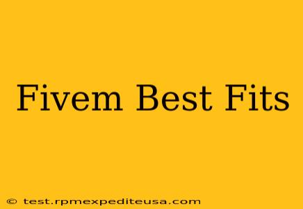 Fivem Best Fits